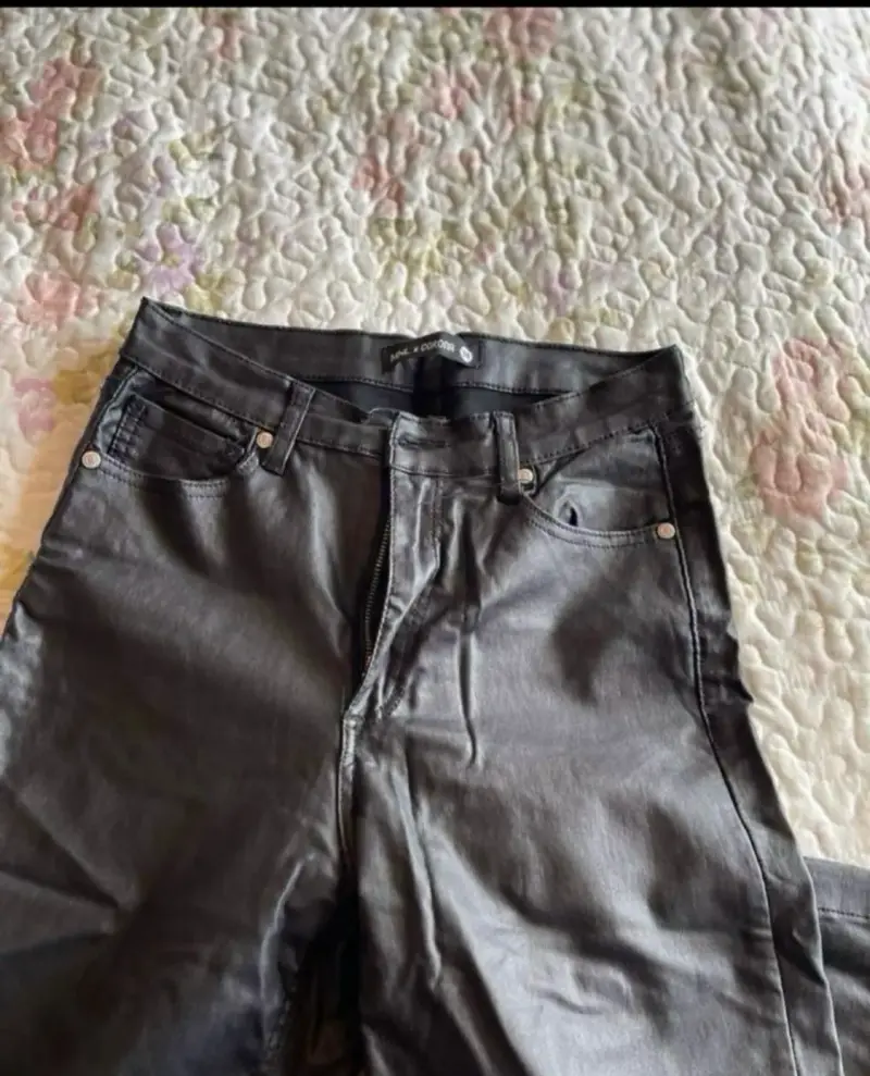 Pantalones negros de mezclilla para Mujer - 2