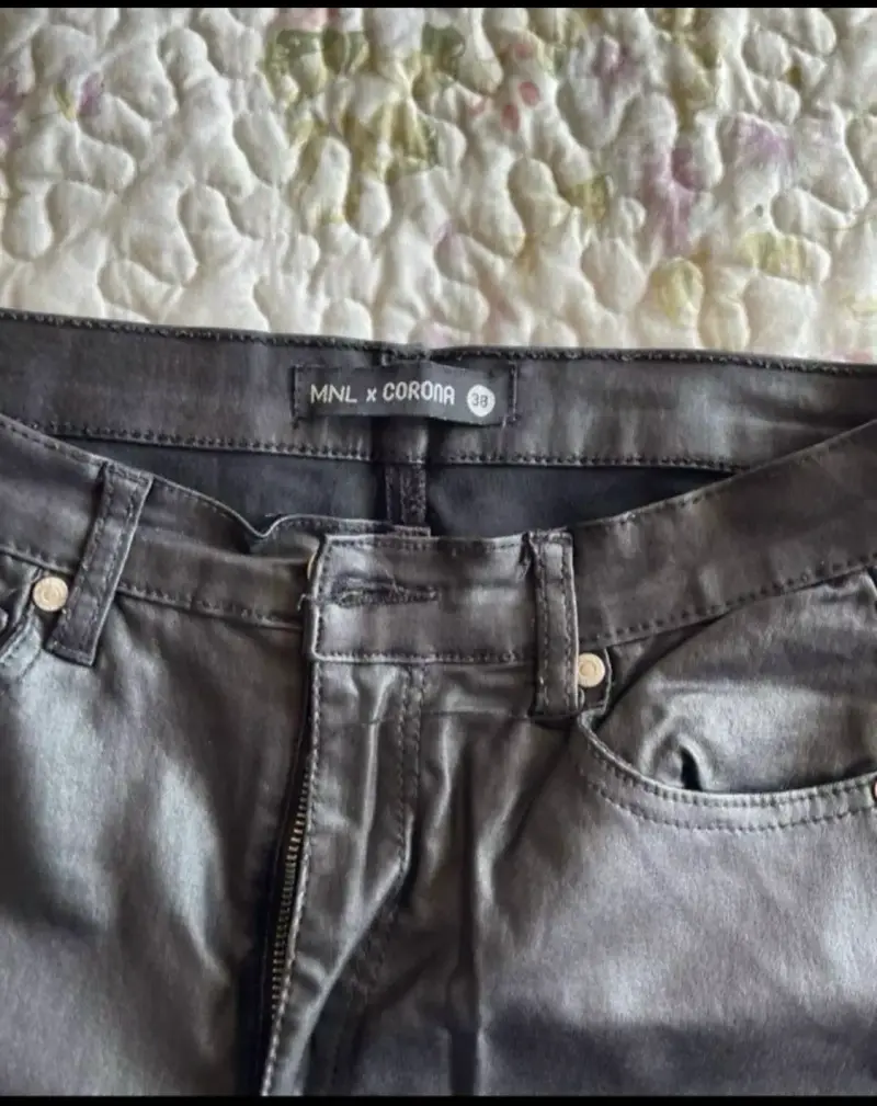 Pantalones negros de mezclilla para Mujer - 3