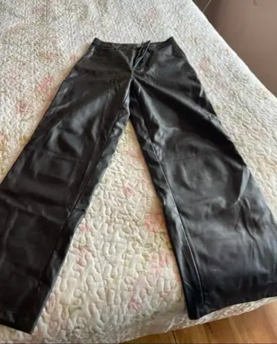 Pantalones negros de mezclilla para Mujer - miniatura 5