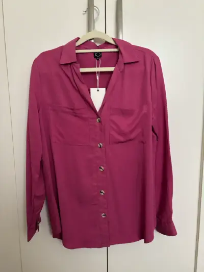 Blusa mujer rosada 100% Lyocell marca iO - miniatura 2