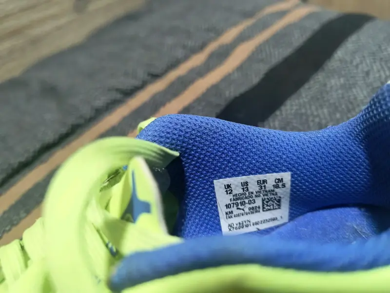 Zapatillas deportivas verde neón y azul talla 31 - 4