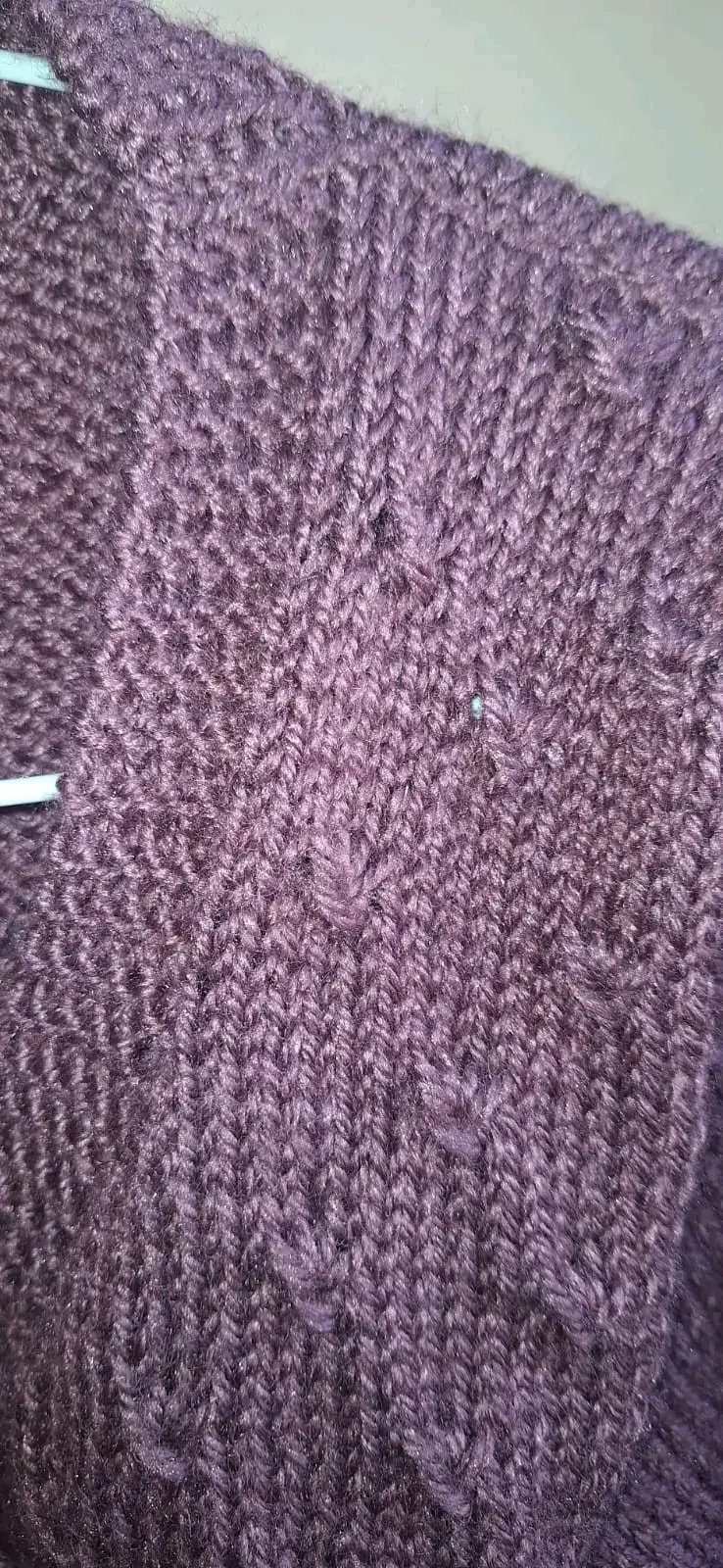 Suéter de lana de. Alpaca ,diseñoúñico Mar trenzad - 2