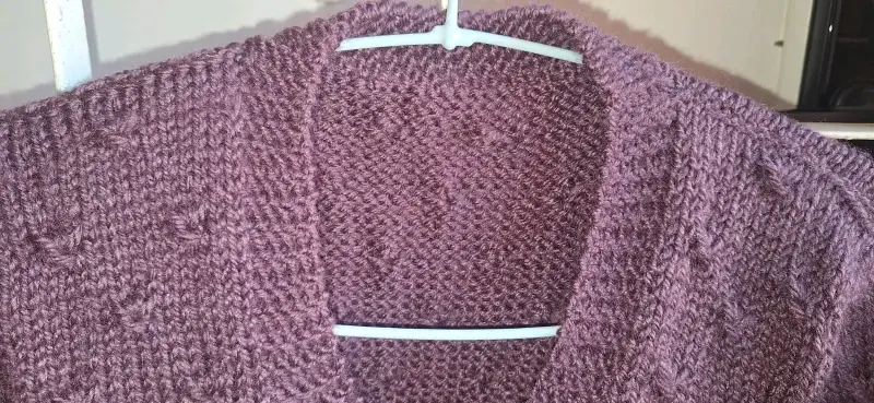 Suéter de lana de. Alpaca ,diseñoúñico Mar trenzad - 3