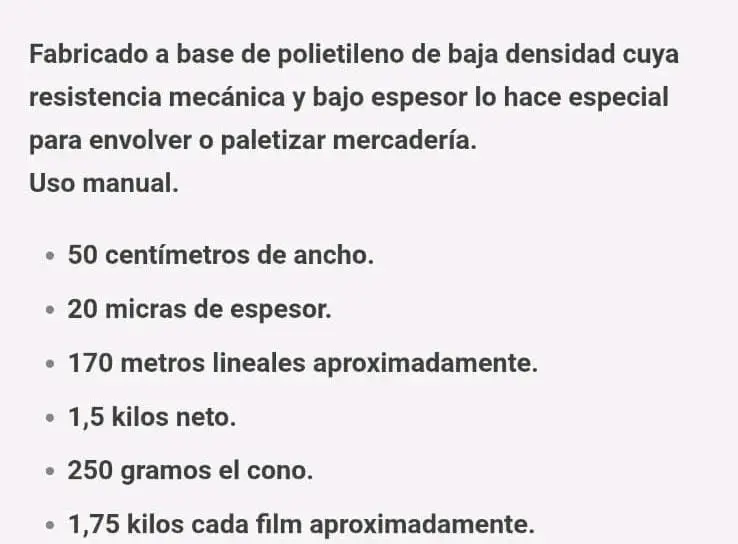 Rollo de film plástico transparente - 2