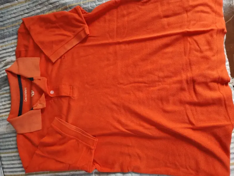 Polera polo naranja David Marc