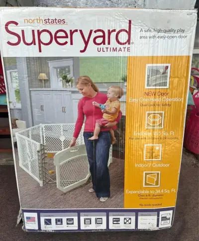 Corral de juegos 6 Paneles para niños North States - miniatura 1