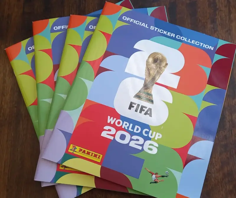Álbum Panini Copa Mundial FIFA 2026, sólo 3 un.