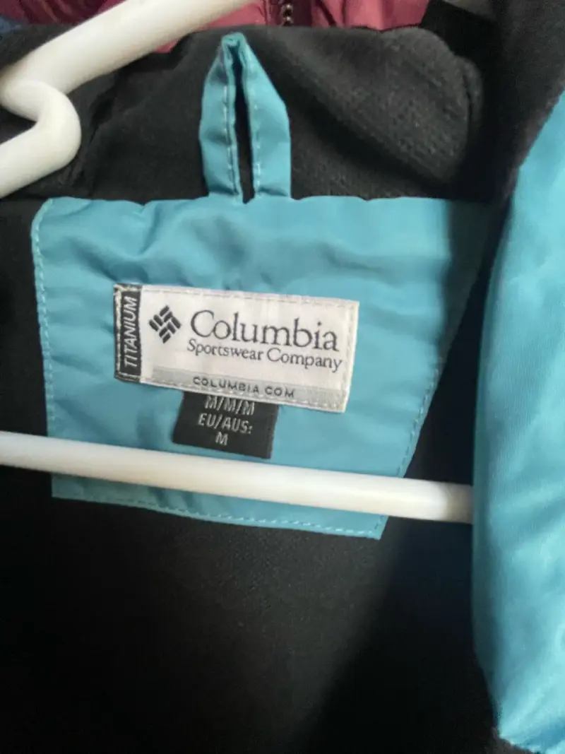 Chaqueta impermeable azul y gris - 2