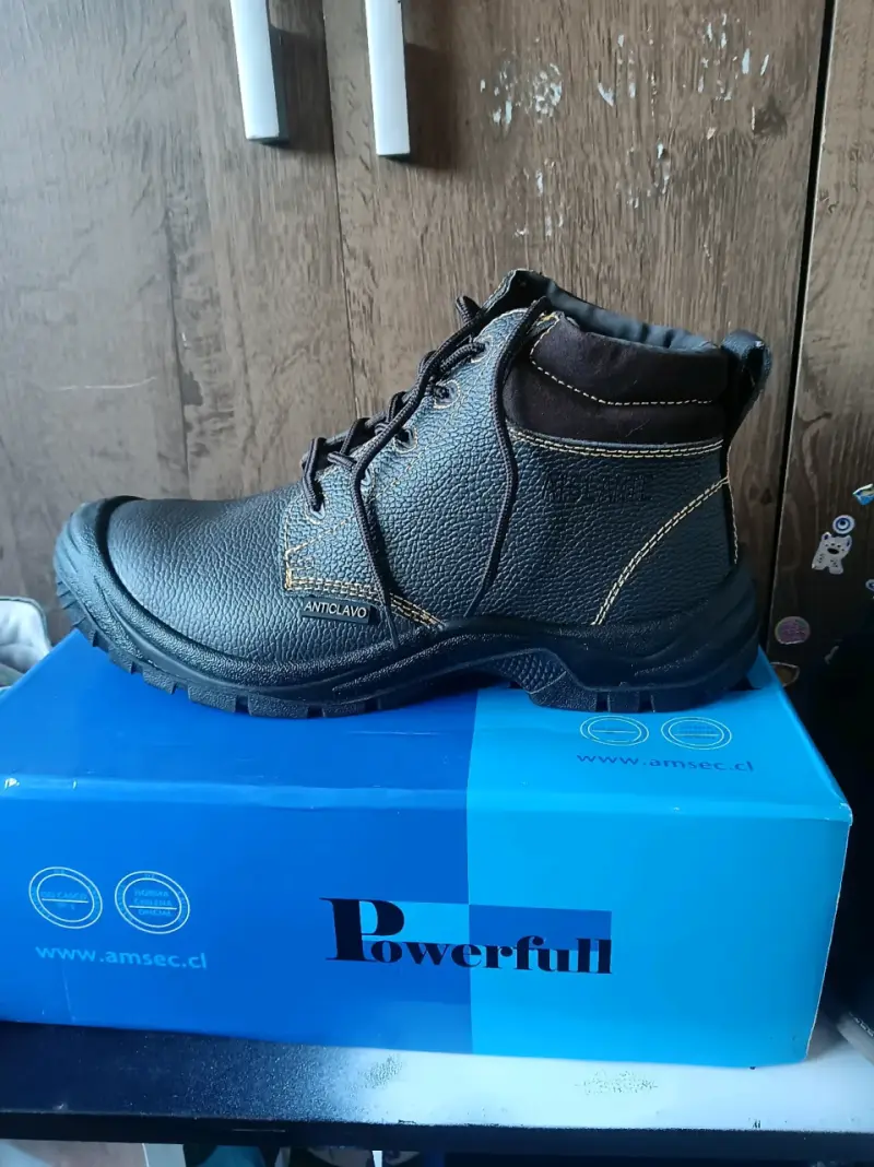 Botas de seguridad Powerfull café oscuro - 2
