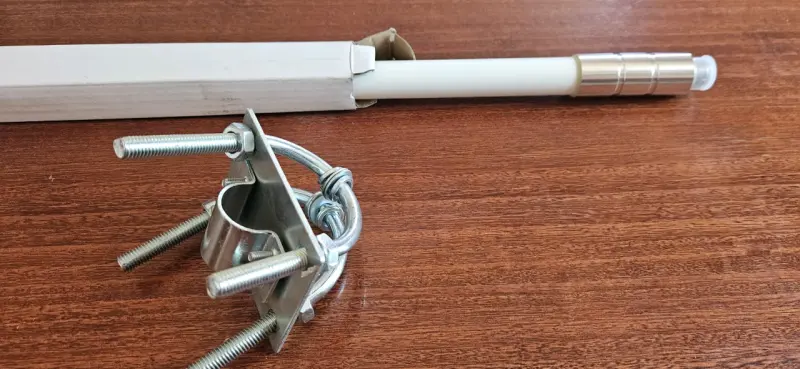 Antena Dual VHF-UHF Con su Soporte - 5