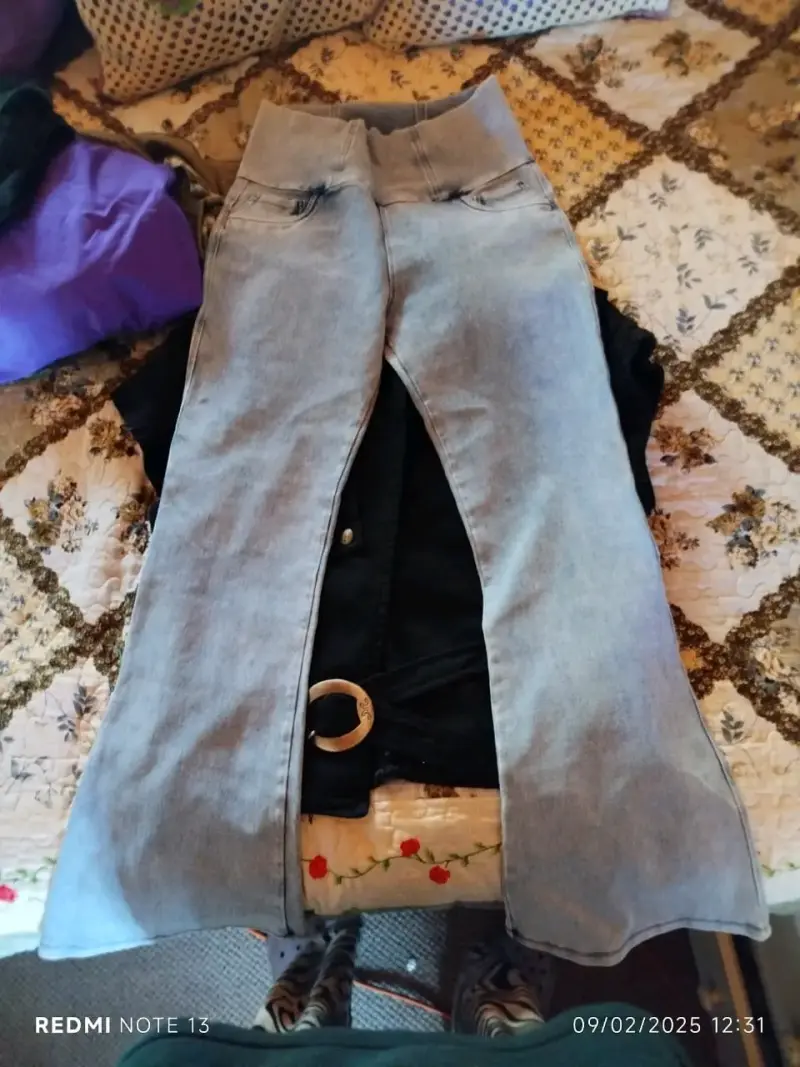 Jeans de mezclilla azul claro