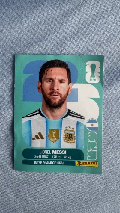 Lámina Panini Lionel Messi - miniatura 1