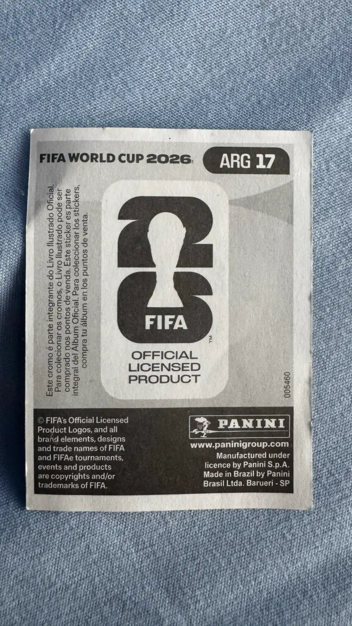 Lámina Panini Lionel Messi - 2