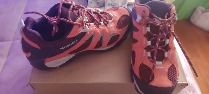 Zapatillas de trekking Merrell naranjas - 3