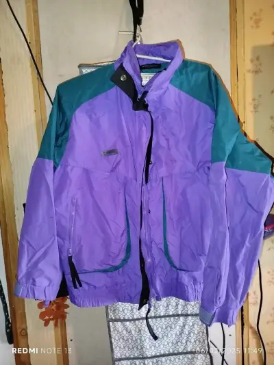 Chaqueta Columbia morada para mujer - miniatura 2