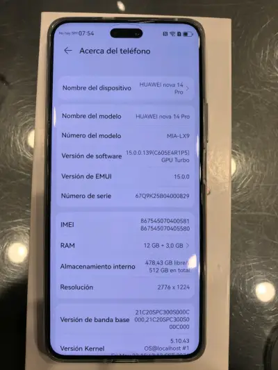 Huawei Nova 14 Pro con caja original - miniatura 4