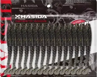 Señuelos de pesca Hasida con brillo, vinilos - miniatura 1