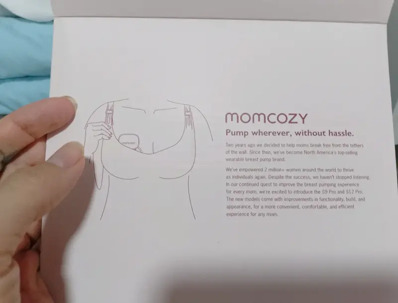 Extractor de leche portátil Momcozy S9 Pro - 2