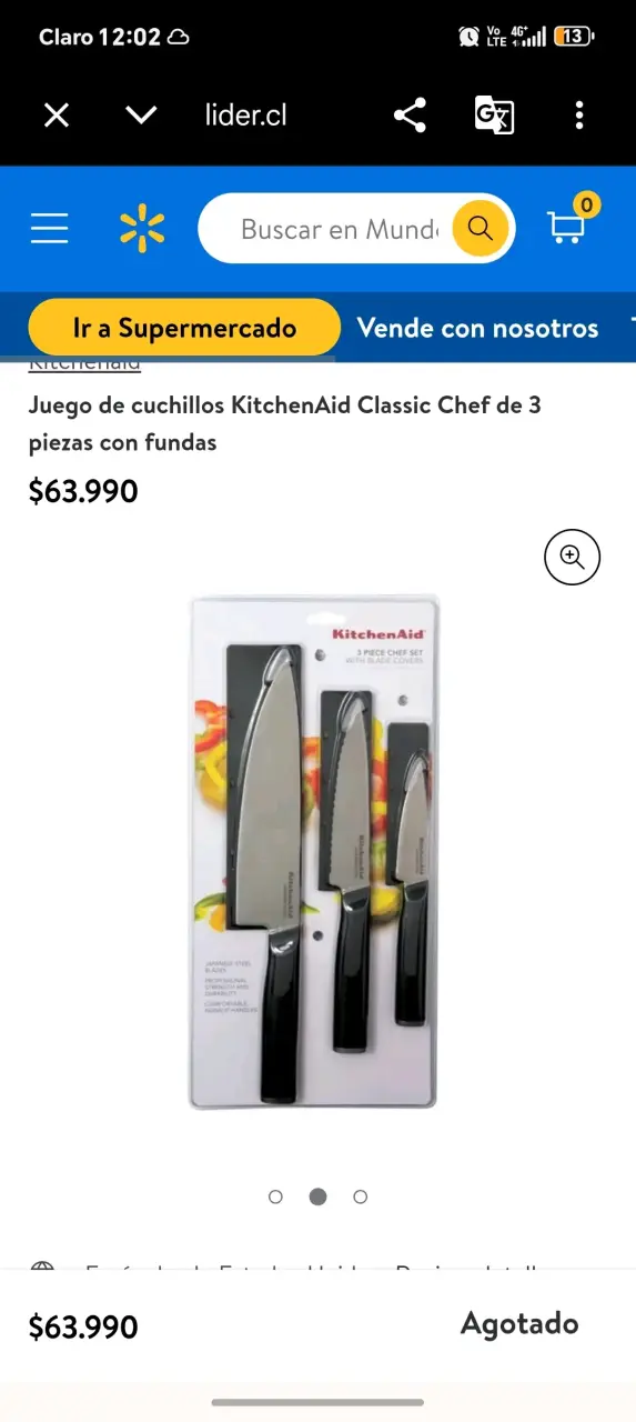 Set de cuchillos KitchenAid 3 piezas - 2