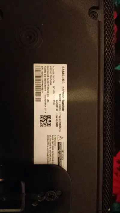 Barra de sonido Samsung HW-Q70R - miniatura 1