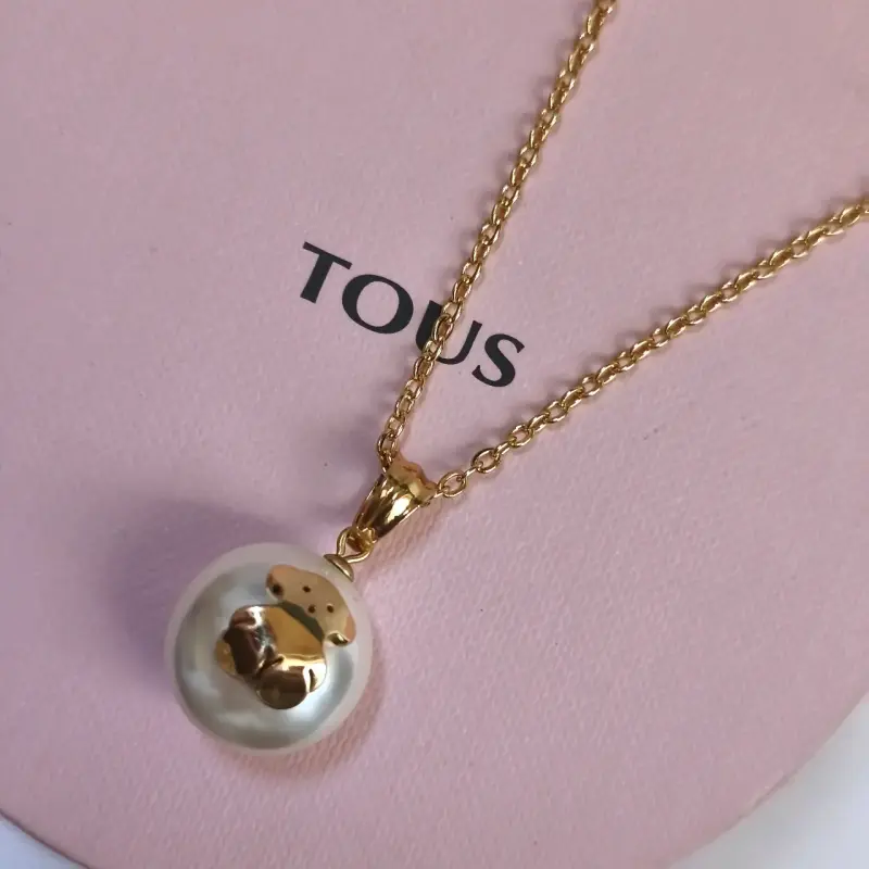 Collar Tous con colgante de perla y oso - 2