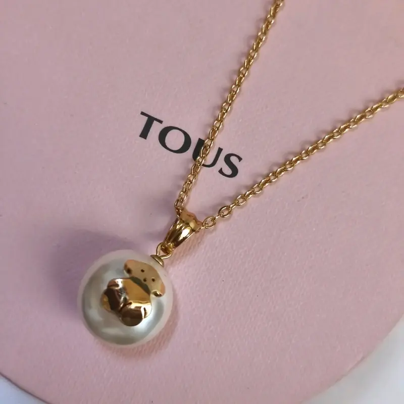 Collar Tous con colgante de perla y oso - 3