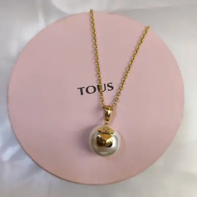 Collar Tous con colgante de perla y oso - miniatura 5