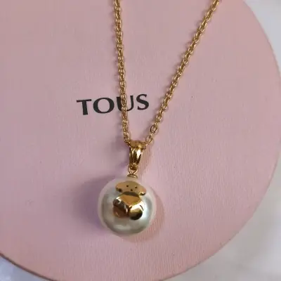 Collar Tous con colgante de perla y oso - miniatura 6