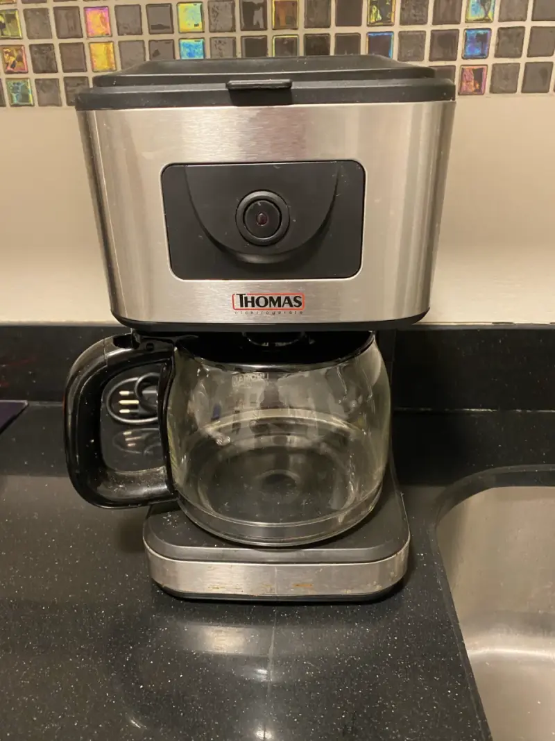 Cafetera Thomas de acero inoxidable - 1
