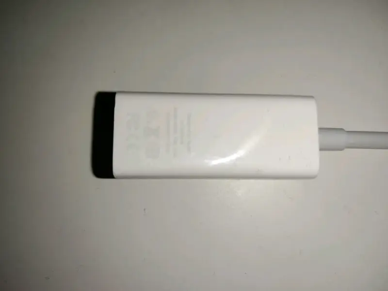 Adaptador thunderbolt a cable lan original - 2