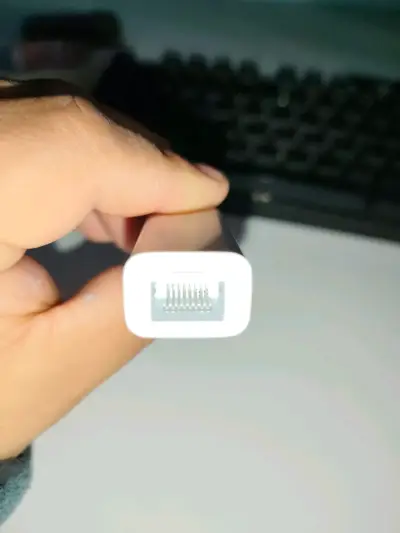 Adaptador thunderbolt a cable lan original - miniatura 3