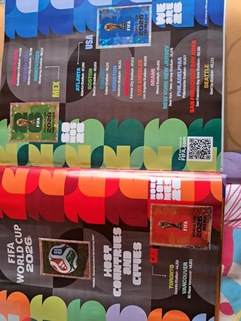 Álbum de stickers Panini Mundial 2026 - 3