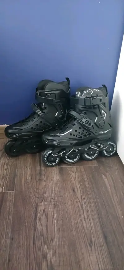 Patines en línea negros DQ-1 - miniatura 1