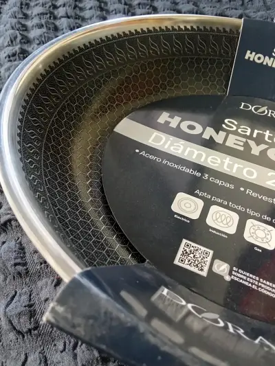 Sartén Doral Honeycomb 24 cm acero inoxidable - miniatura 3