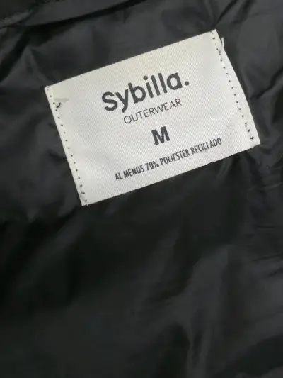 Puffa negro Sybilla - miniatura 3