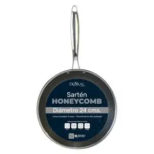 Sartén Doral Honeycomb 24 cm acero inoxidable - 7