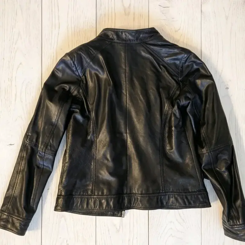 Chaqueta de cuero negra Dagorret - 2