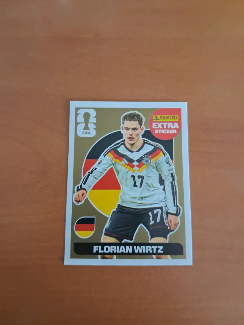 Florian Wirtz extra sticker oro - 1