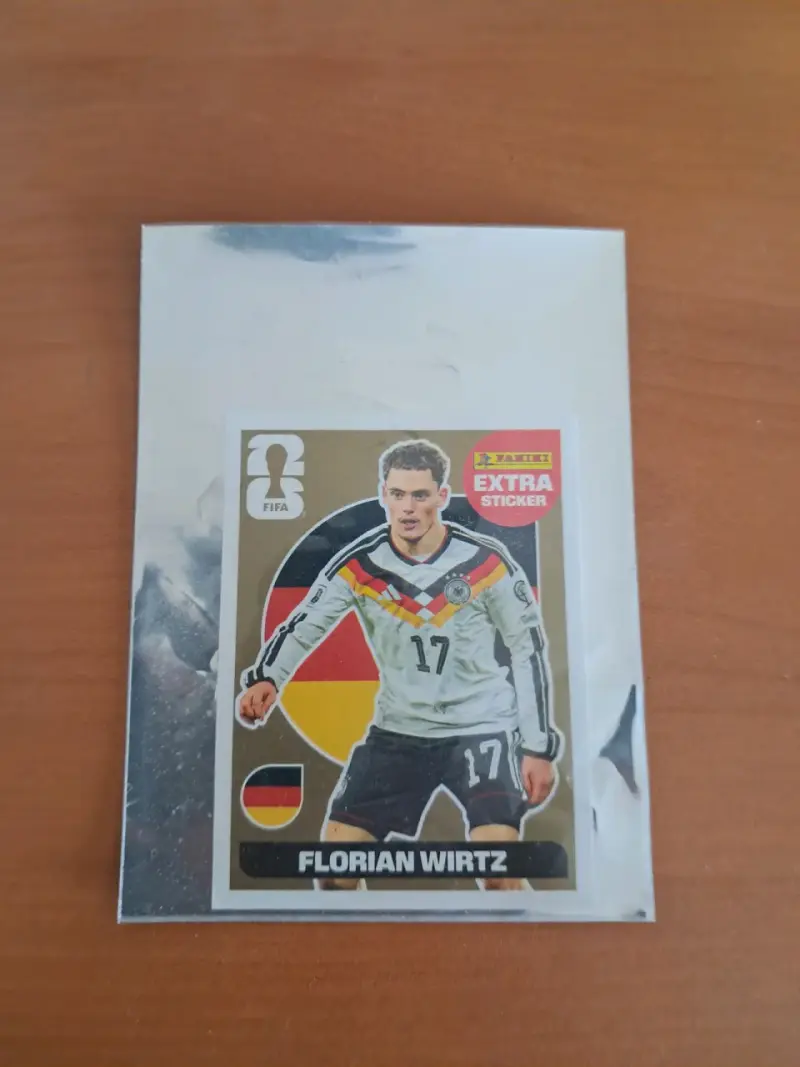 Florian Wirtz extra sticker oro - 3