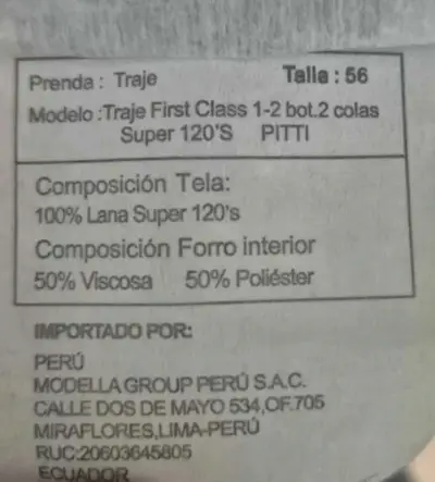 Terno azul Trial talla 56 - miniatura 4