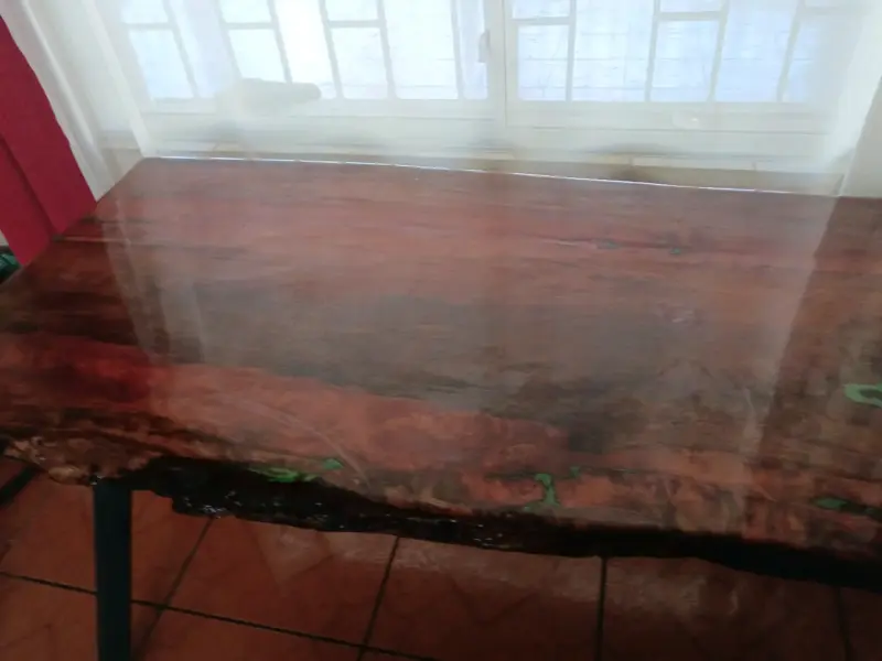 MESA CON CUBIERTA DE ROBLE - 3