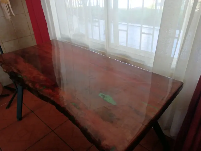 MESA CON CUBIERTA DE ROBLE - 4