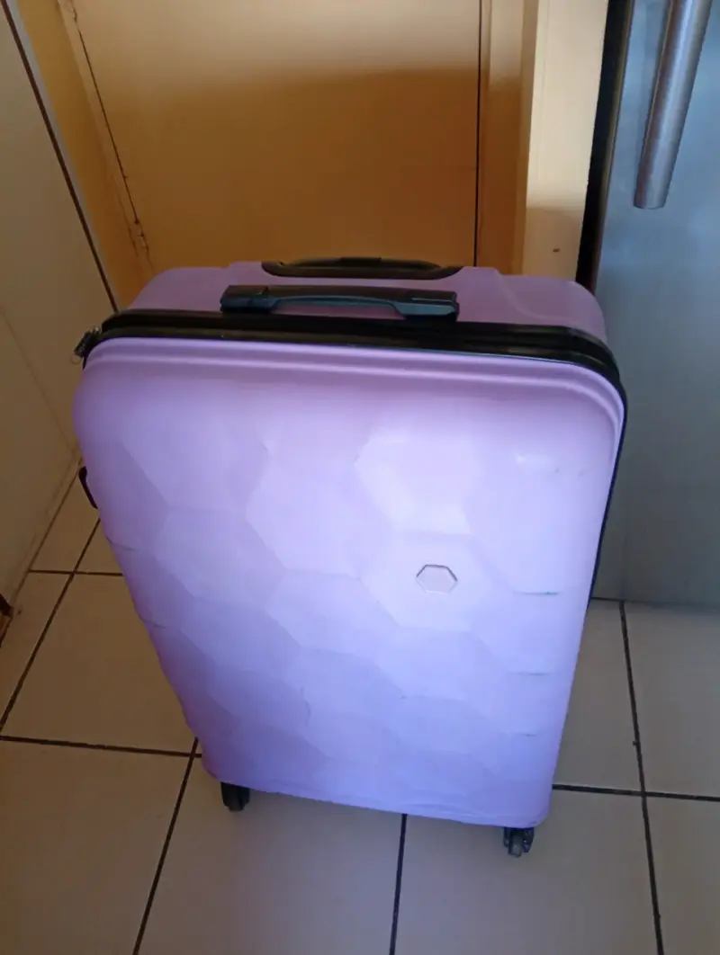 Maleta rígida grande color lila - 1