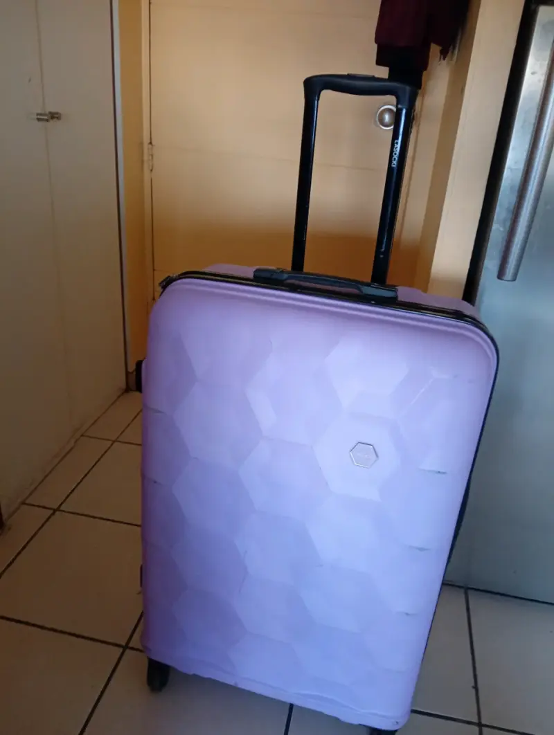 Maleta rígida grande color lila - 3