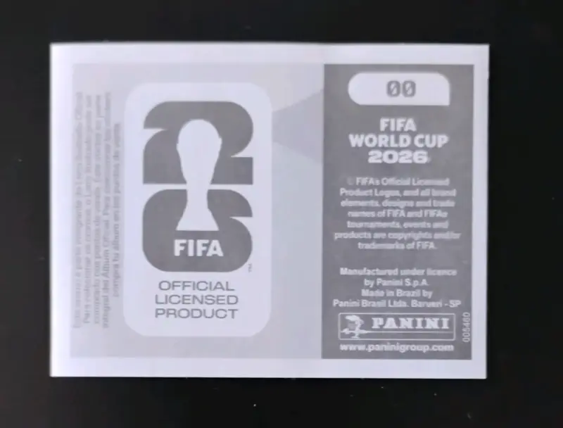 Lamina 00 de Panini edición especial - 2