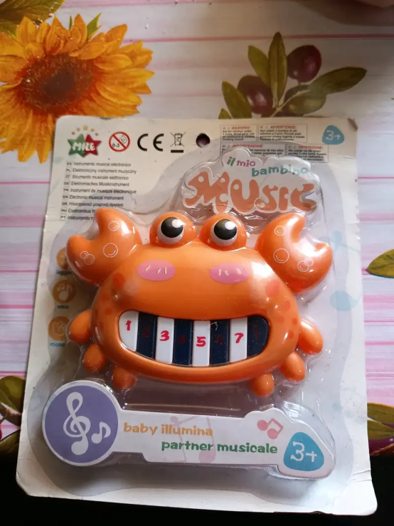 Juguete musical infantil cangrejo - 2