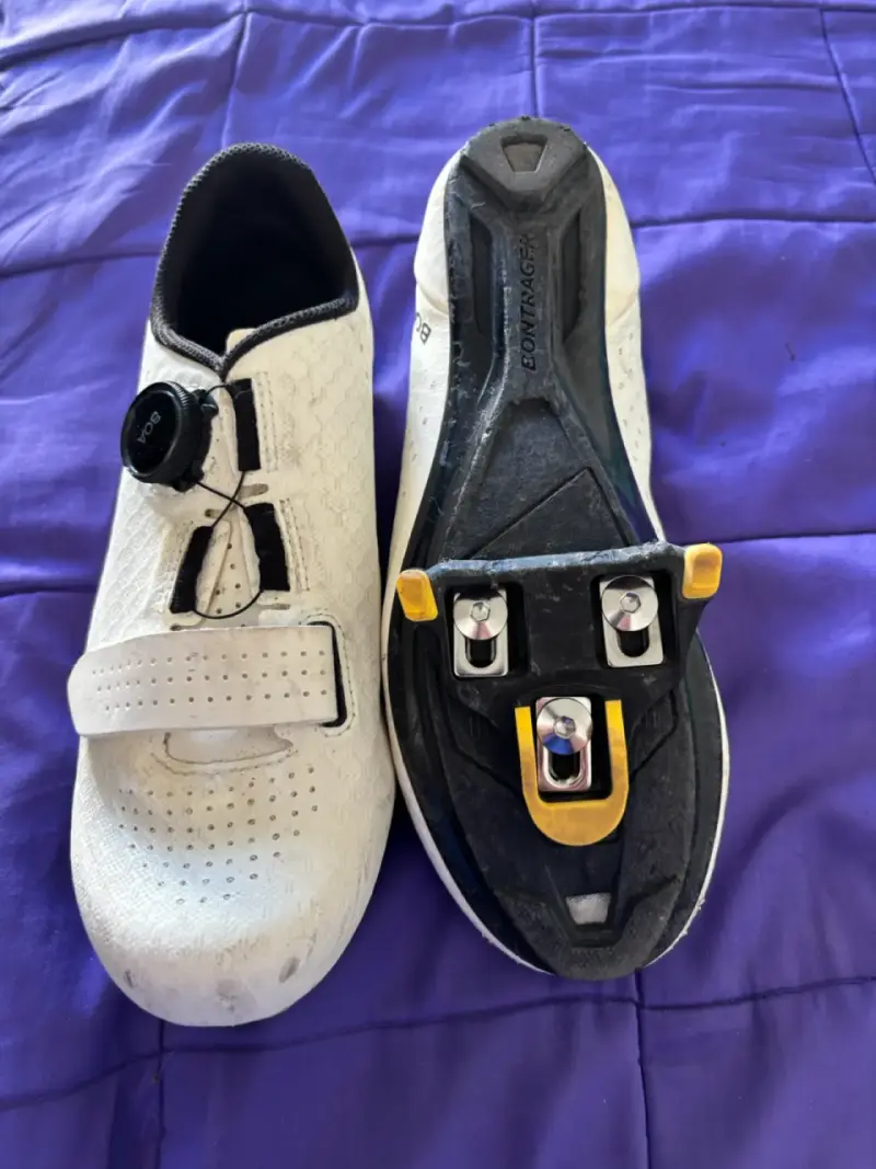 Zapatillas de ciclismo Bontrager blancas - 2