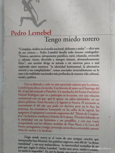 Libro 'Tengo miedo torero' de Pedro Lemebel - miniatura 4