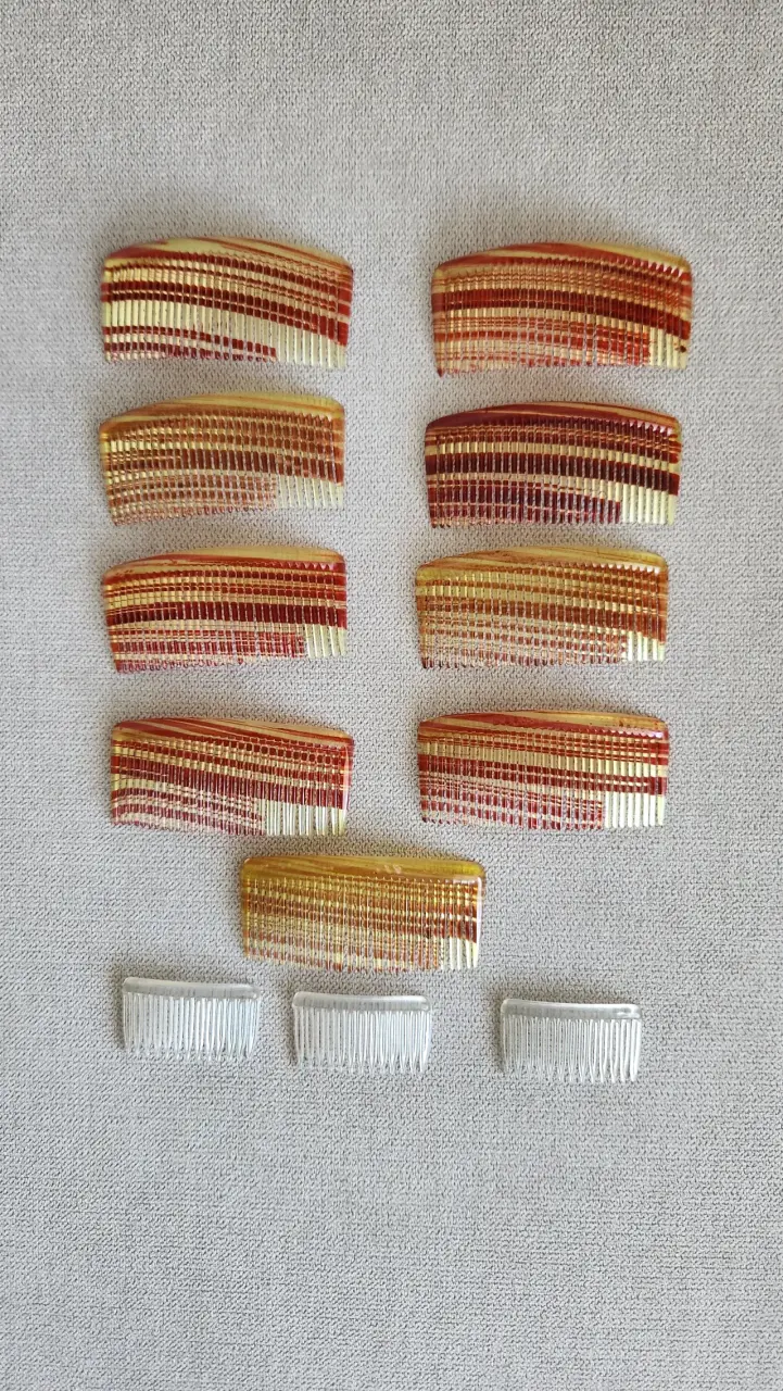 Set de peines retro vintage - 5