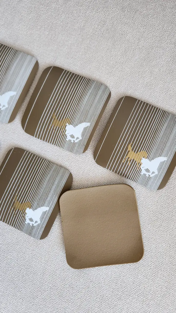 Set de posavasos años 80 - 3